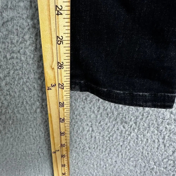 Massimo dutti jeans womens 2 black low rise skinny stretch minimalist basic - Picture 4 of 7